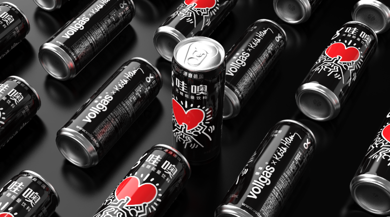 全球首个与凯斯·哈林联名饮料品牌，vollgas引爆健康艺术能量