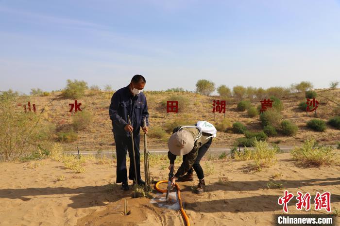 （人民幸福生活）几代人接力植树造林中国第七大沙漠库布其刮起“绿旋风”
