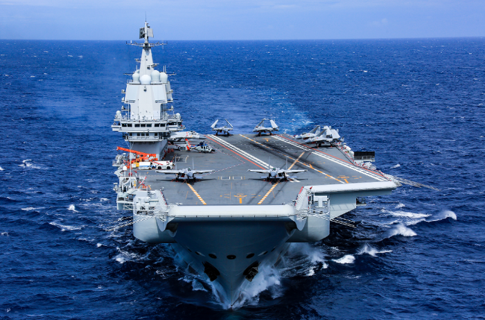 山东舰南海演训,超燃画面!