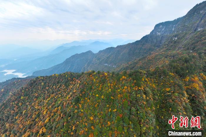 美不胜收的瓦屋山秋景。　刘忠俊 摄