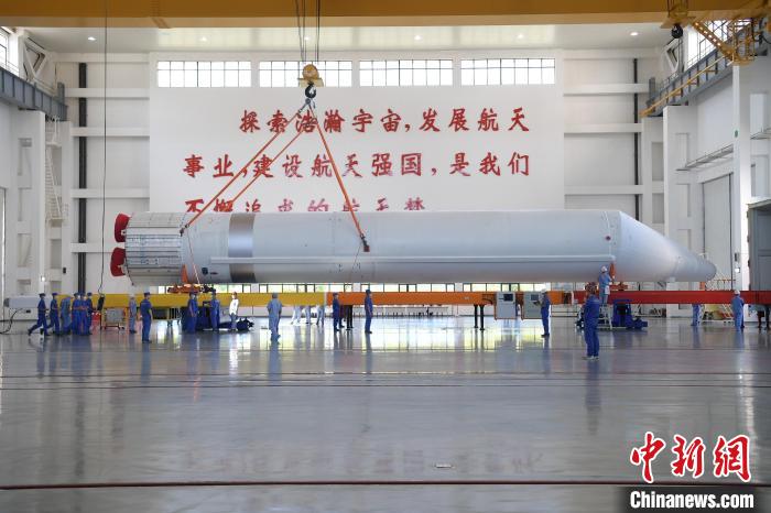 长征五号B运载火箭助推器 中国航天科技总体八院 供图
