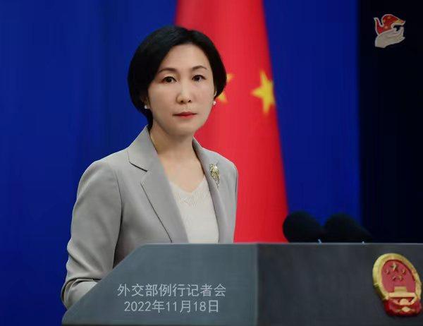 外交部发言人毛宁。薛伟 摄