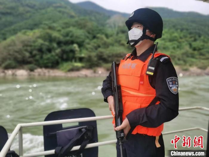 图为第123次中老缅泰湄公河联合巡逻执法行动圆满结束。　云南省公安厅新闻办公室供图