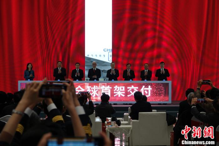 交付仪式。<a target='_blank' href='/'>中新社</a>记者 孙自法 摄