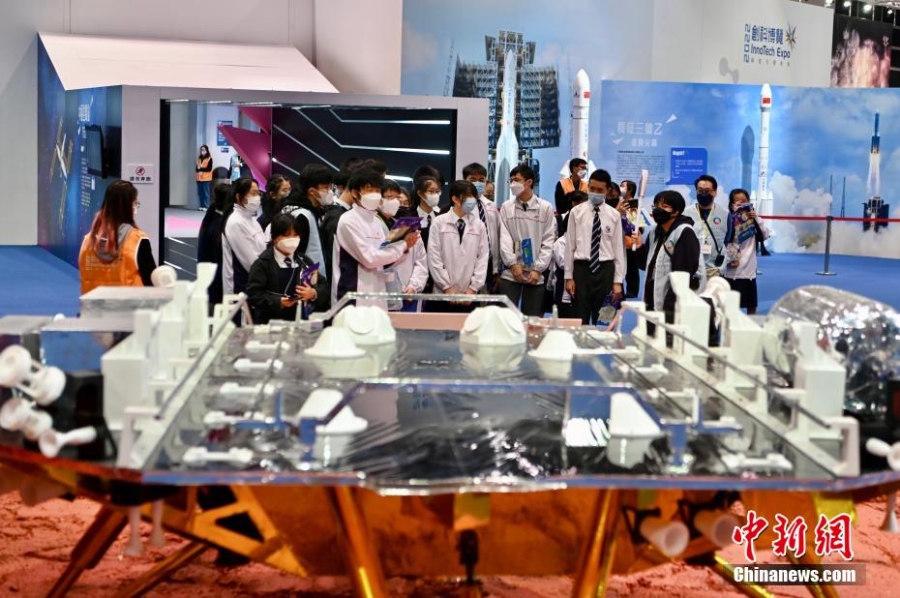 中国空间站模型等亮相香港创科博览