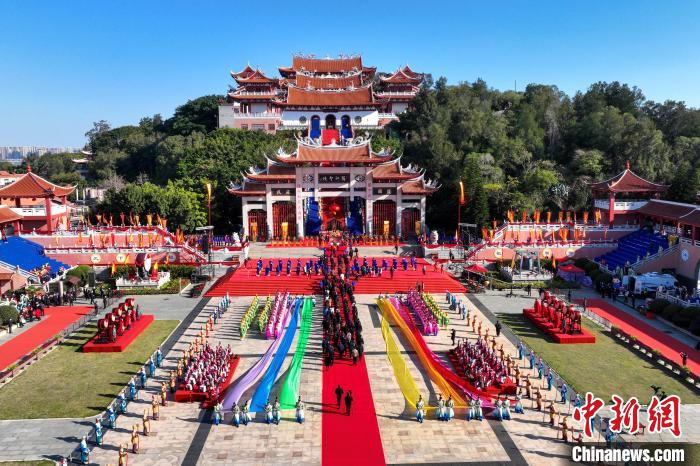 国家级“非遗”妈祖祭典在福建湄洲岛举行