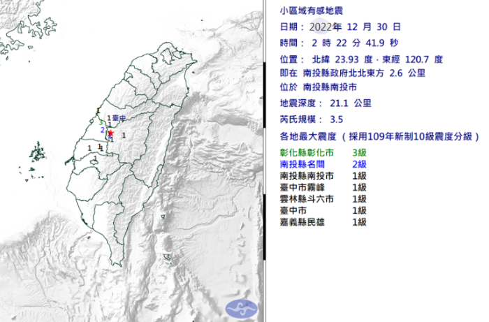 台湾南投地震
