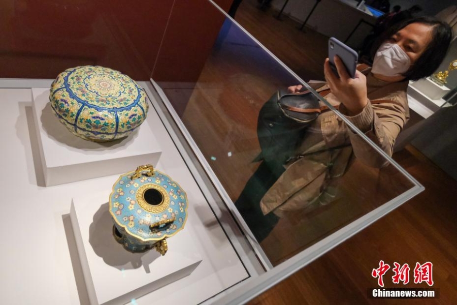 （新春见闻）香港故宫文化博物馆展出迎新春相关展品