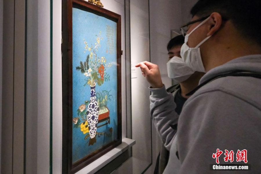 （新春见闻）香港故宫文化博物馆展出迎新春相关展品