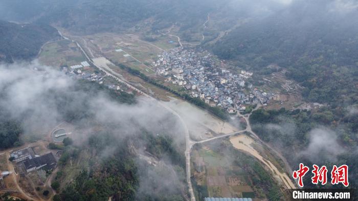 黄田村村貌。　余汕康 摄