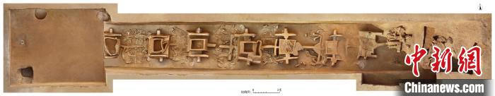陶渠M16平面正射影像。　陕西省考古研究院供图