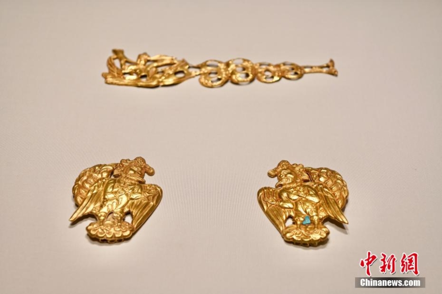香港故宫文化博物馆举办首个馆藏特别展览 展示220套古代金器