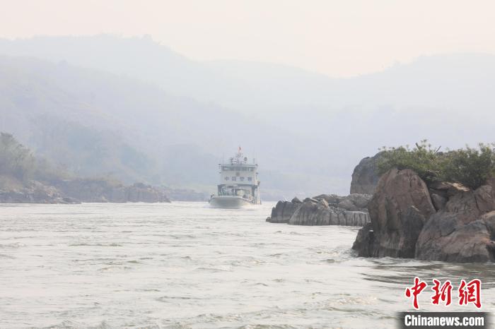 图为第126次中老缅泰湄公河散漫巡视法律行动美满实现。视法　云南省公安厅供图