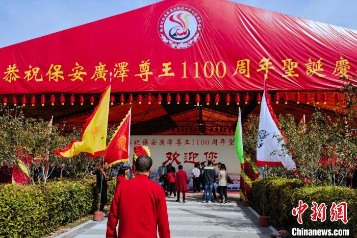 3月13日，纪念广泽尊王诞辰1100周年活动在福建南安凤山寺举行。    图片来源：中新网