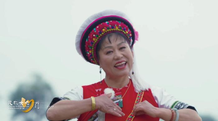 图为李丽参演“民歌大观” 主办方供图