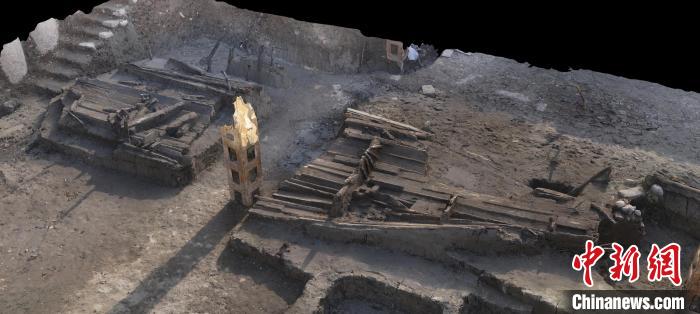 温州朔门古港遗址发现的南宋沉船 温州市文物考古研究所 供图
