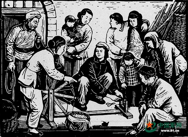 美术作品中的延安大生产运动绵延不绝的奋斗力量