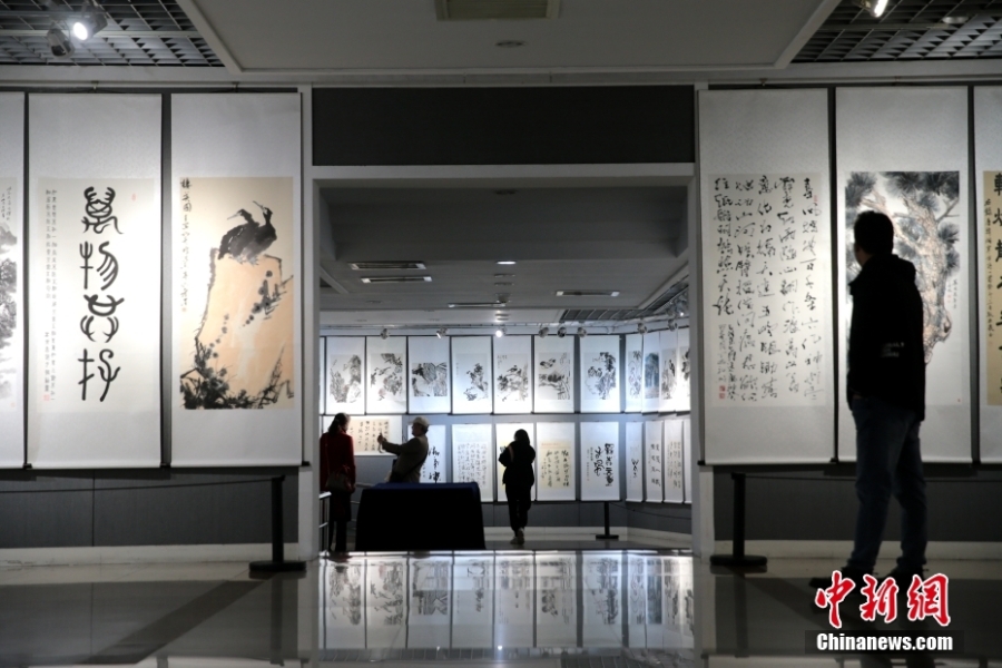 清明公祭轩辕黄帝（第十六届）海峡两岸名家书画展在西安开幕