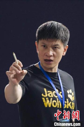 李雅菂在工作现场 受访者供图