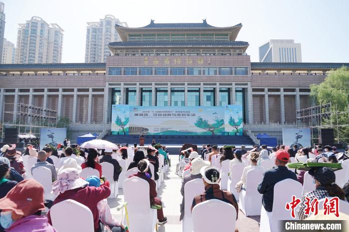 图为青海省2023年“5.18国际博物馆日”宣传活动在西宁市启动。　马铭言 摄