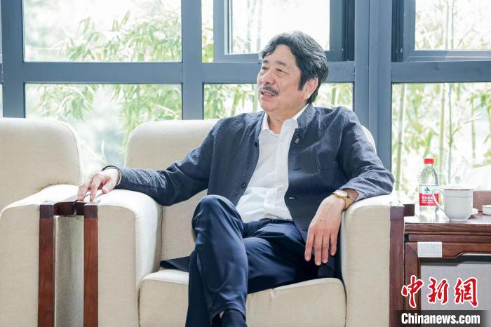 周令飛接受採訪 主辦方供圖