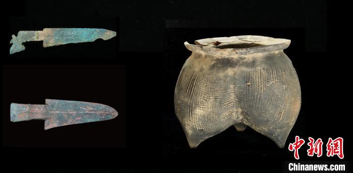 河北商代考古趙窯遺址出土的銅器與陶器上發現“↑”形符號 國家文物局供圖