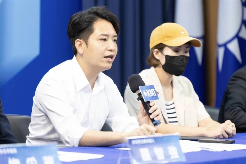 国民党台中市议员罗廷玮。（图源：台湾“中时新闻网”） 