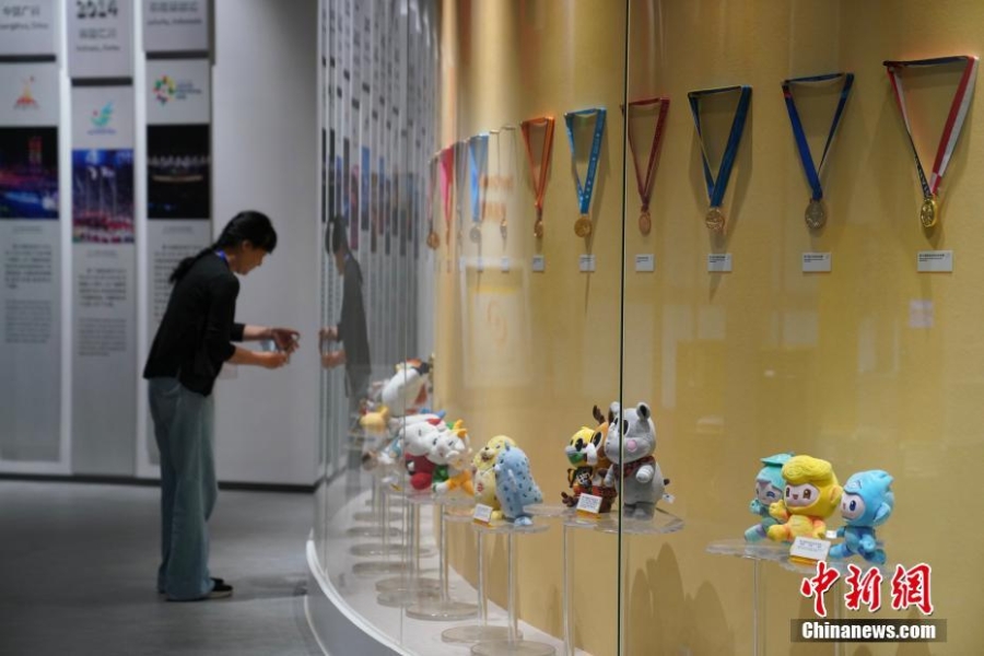 杭州亚运会博物馆首次对媒体开放