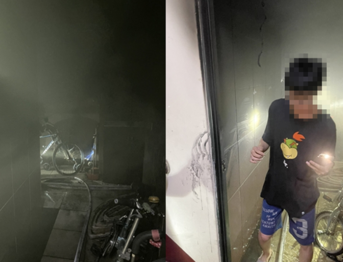 台湾新竹24日发生瓦斯止泄和气爆火警