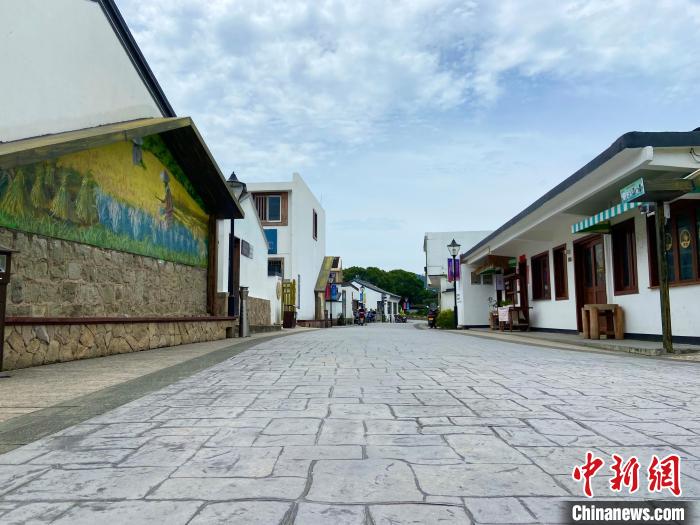舟山市普陀区展茅街道乡村一景。　林波 摄