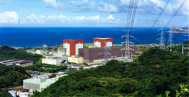 台湾第二核能发电厂。（图源：台湾“中时新闻网”）