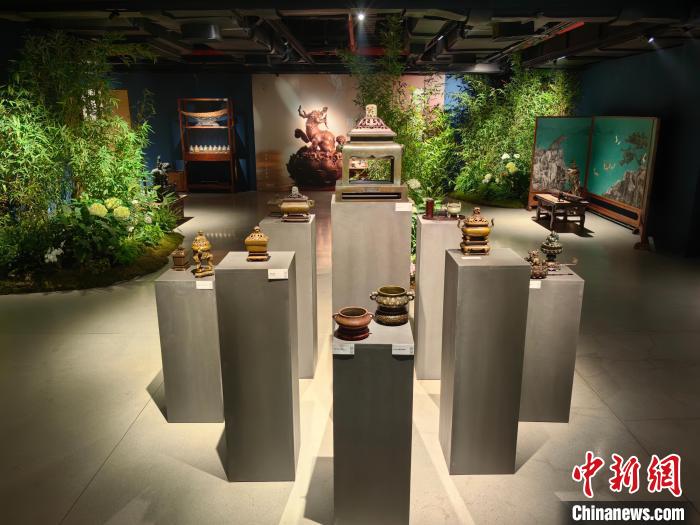 香具展示。　范宇斌 摄