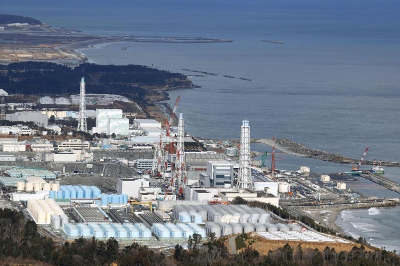 日本福岛第一核电站。（图源：日本共同社）