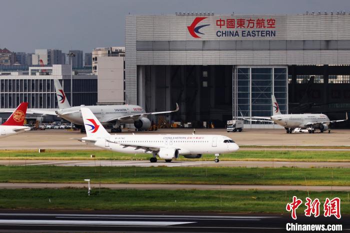 东航第二架国产C919大型客机8月2日起执飞沪蓉地面快线
