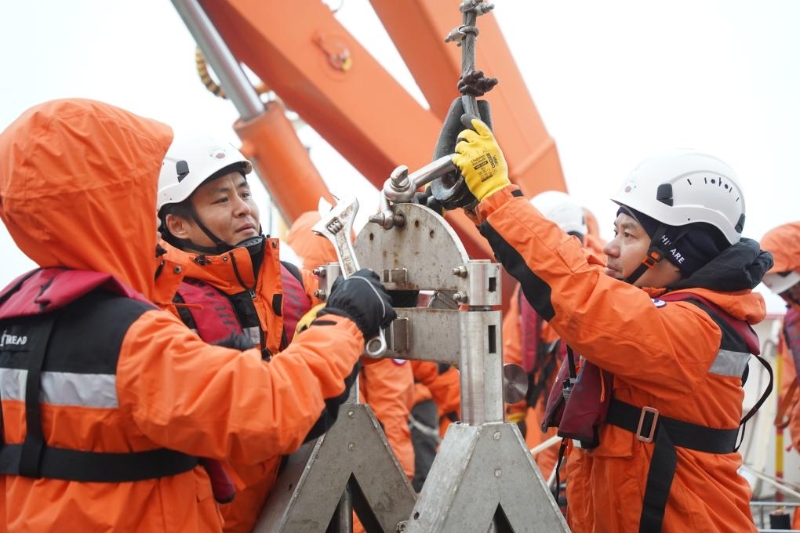 中国第13次北冰洋科考首个全副实现的作业名目发生