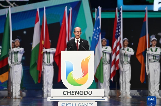 国际大体联代理主席雷诺·艾德致辞
