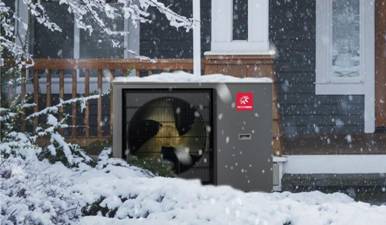 雪中地暖机