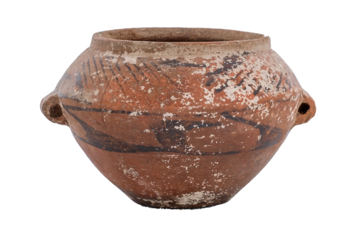 祭祀坑出土彩陶罐。国家文物局供图