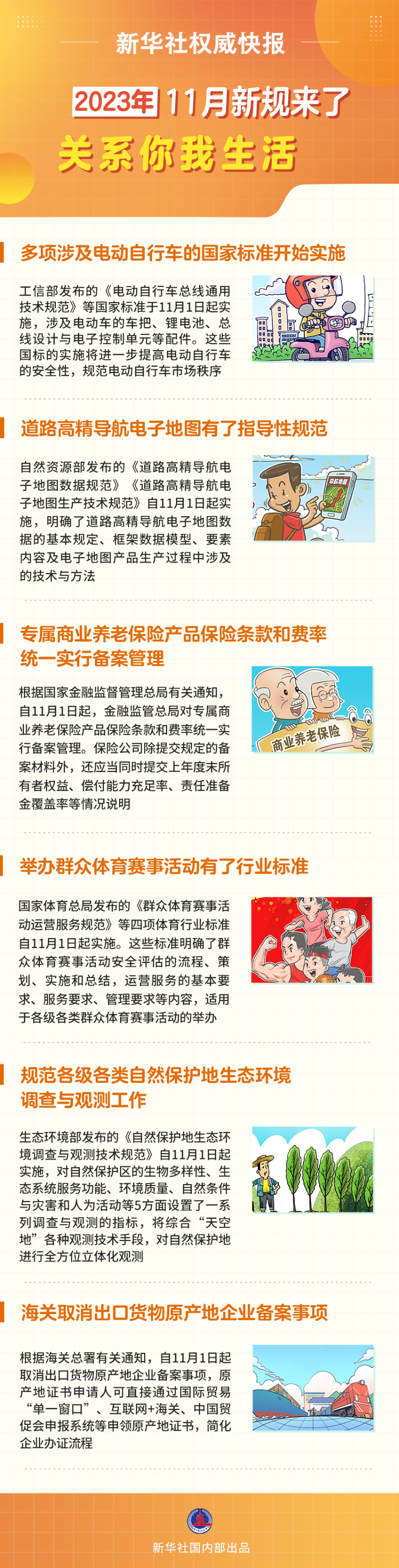 新华网威信快报丨11月，这些紧张新规开始实施