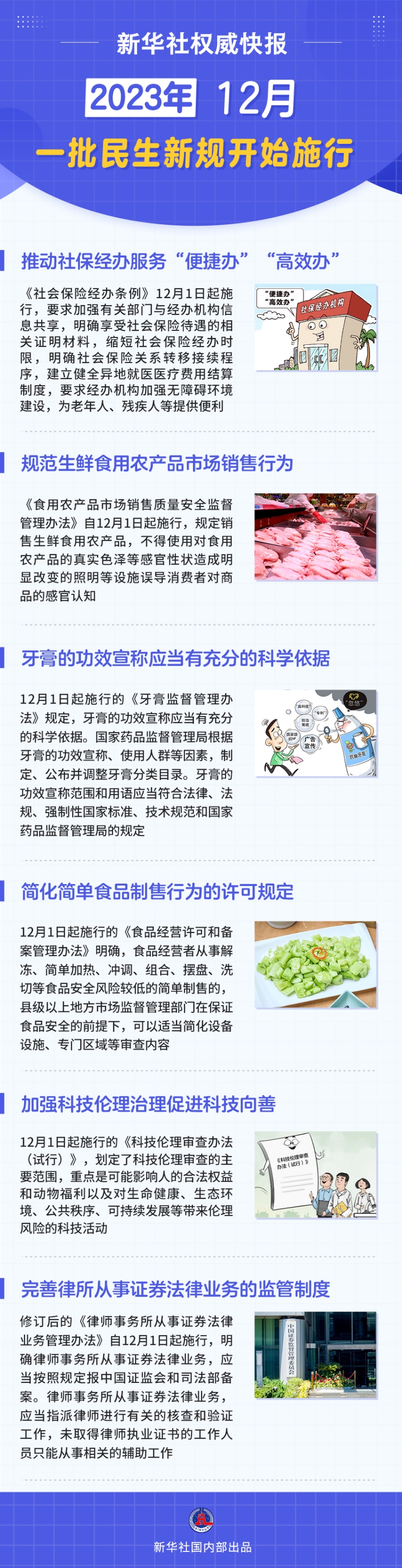 新华网威信快报丨12月，一批夷易近生新规开始实施