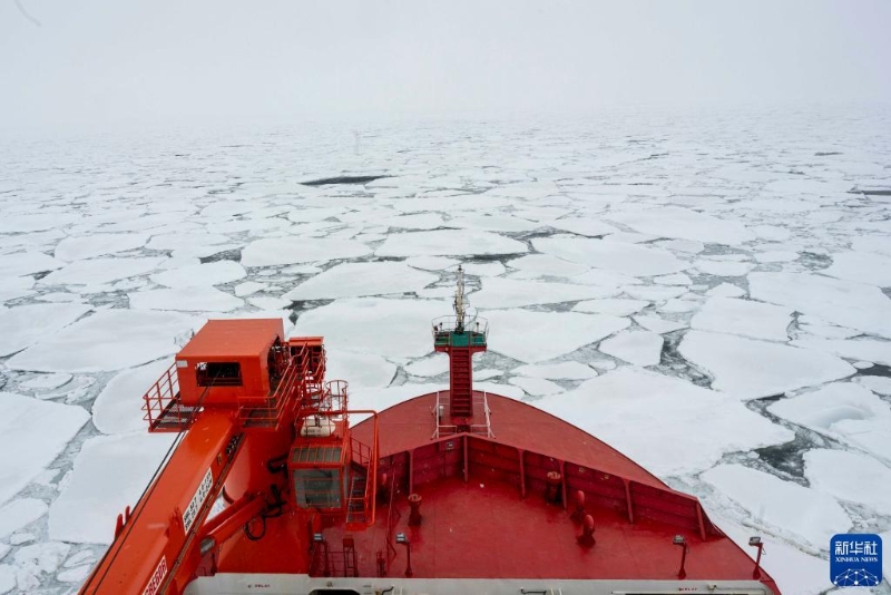 第40次南极审核丨“雪龙2”号以及 “天惠”轮结伴破冰飞翔
