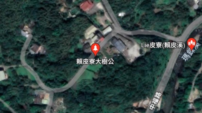 谷歌地图截图。图片来源：台湾《中国时报》