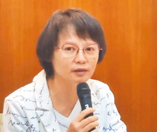 台北第一女子高中语文老师区桂芝。 图片来源：台湾“中时新闻网”.jpg