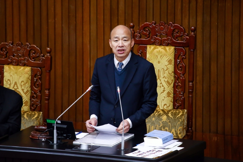 台当局立法机构负责人韩国瑜。（中时资料照，邓博仁摄） 图片来源：台湾“中时新闻网”.jpg