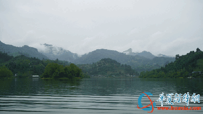 雨中游览古丈县栖凤湖美景