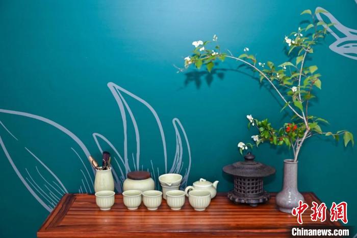 “好山好水出好茶——茶文化 茶生活展”现场。　中国工艺美术馆·中国非物质文化遗产馆供图.jpg
