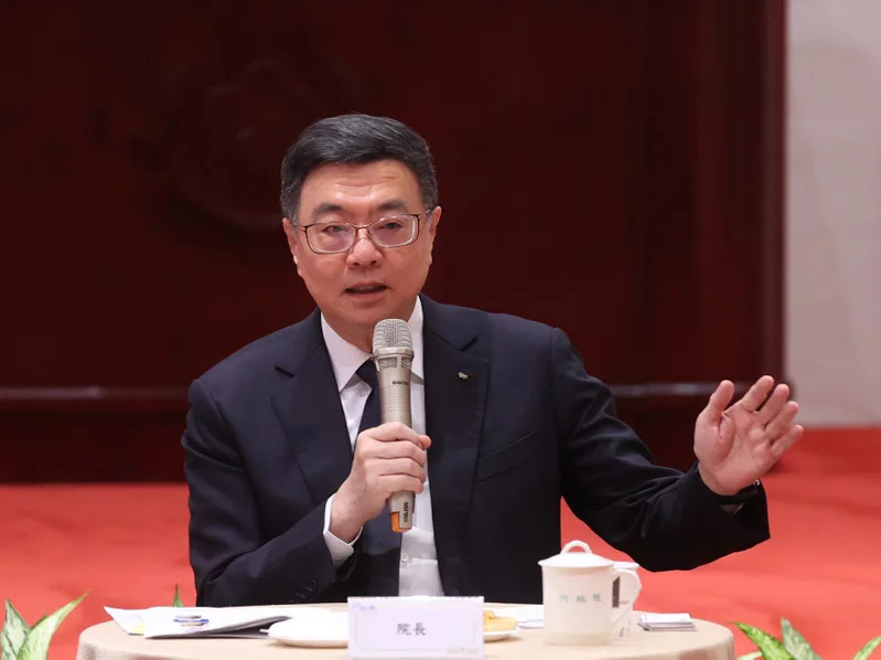 台行政机构负责人卓荣泰日前受访谈及核电问题，被解读是松口台湾2030年重启核电。（图源：台湾“联合新闻网”）