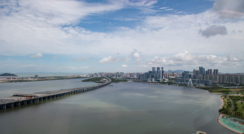 这是2021年5月10日拍摄的深圳前海深港当代服务业伙同区。（图源：新华社）