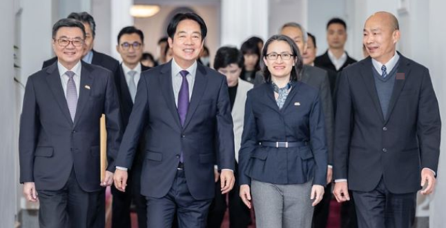 赖清德邀请“五院院长”会谈，其中包括韩国瑜