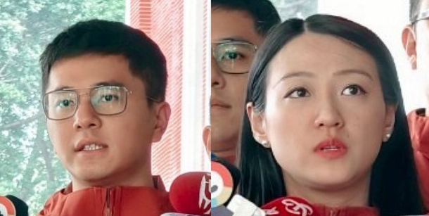 罢免绿营双吴召集人李孝亮（左）、刘思吟（右）